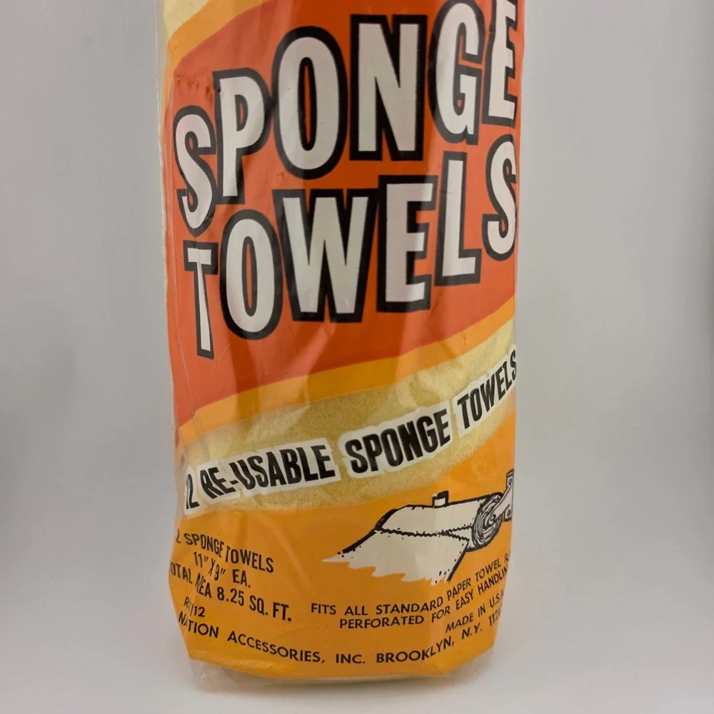 Justrite‎ Sponge Towels Vintage New in Package